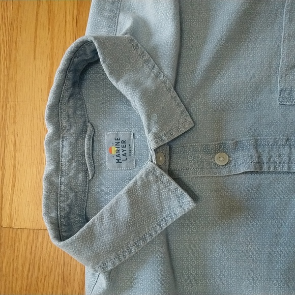 Marine Layer men's selvage shirt - Picture 2 of 15